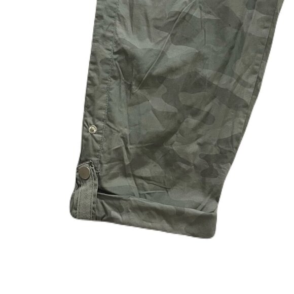 Democracy Women Cargo Green Camouflage Pant Size 8 AB Technology - Picture 8 of 10